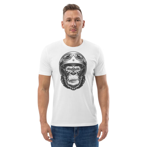 Lockeres Bio-Baumwoll-T-Shirt “Helm”