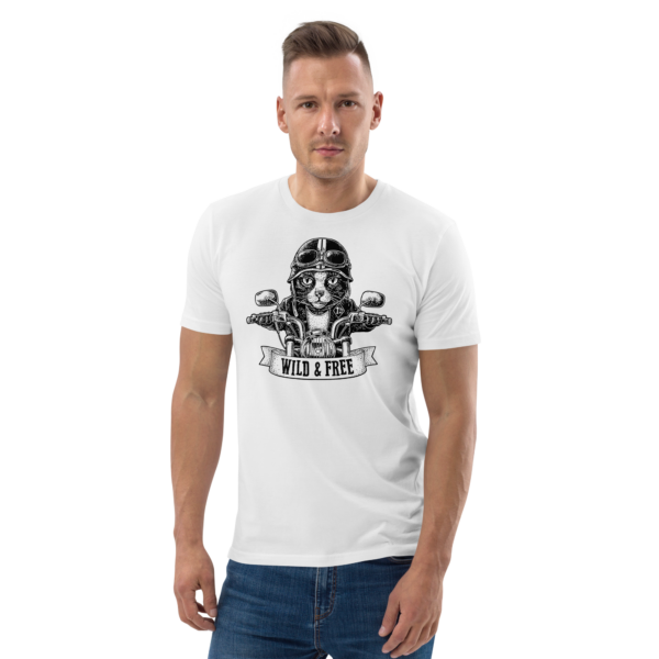 Lockeres Bio-Baumwoll-T-Shirt “Free”
