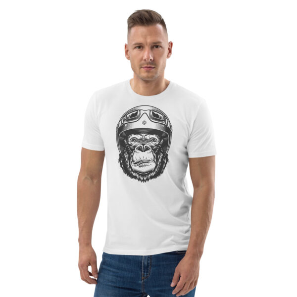 Lockeres Bio-Baumwoll-T-Shirt “Helm”