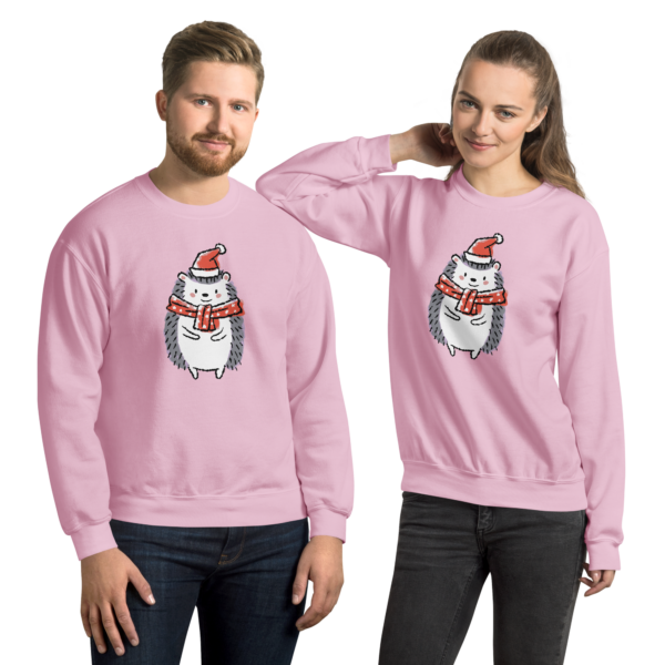 Unisex SweatShirt "Winterigel" rosa