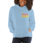 Damen Hoodie "Girl Boss" hellbau